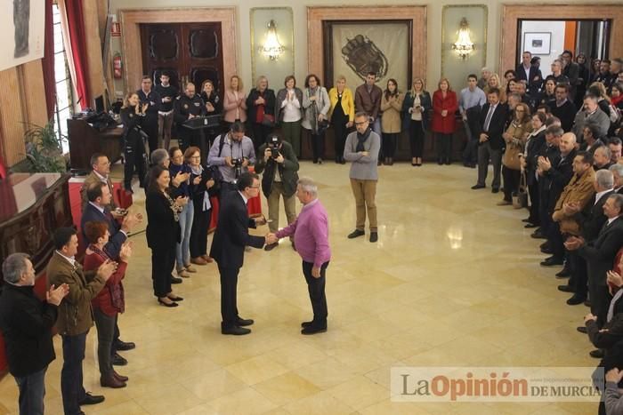 Homenaje a los policías locales jubilados en Murcia