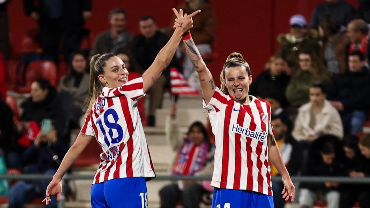 El Atlético se impuso ante el Tenerife en la ida de las semifinales de la Copa de la Reina