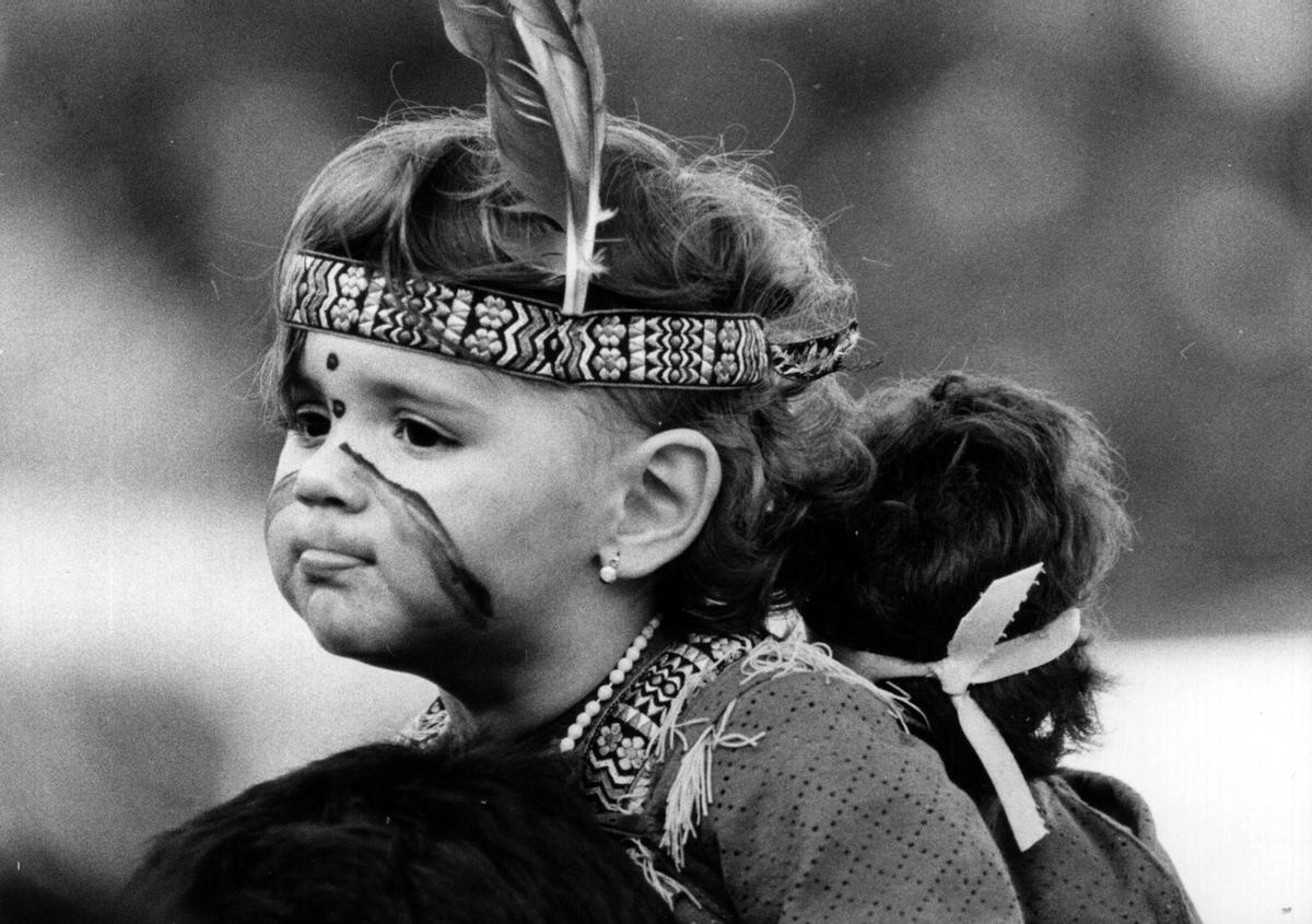 Disfraces infantiles en el Carnaval de Las Palmas de Gran Canaria en 1985