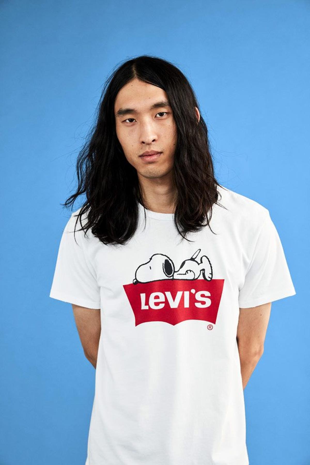 Levi's x Snoopy: la clásica camiseta de la marca se renueva