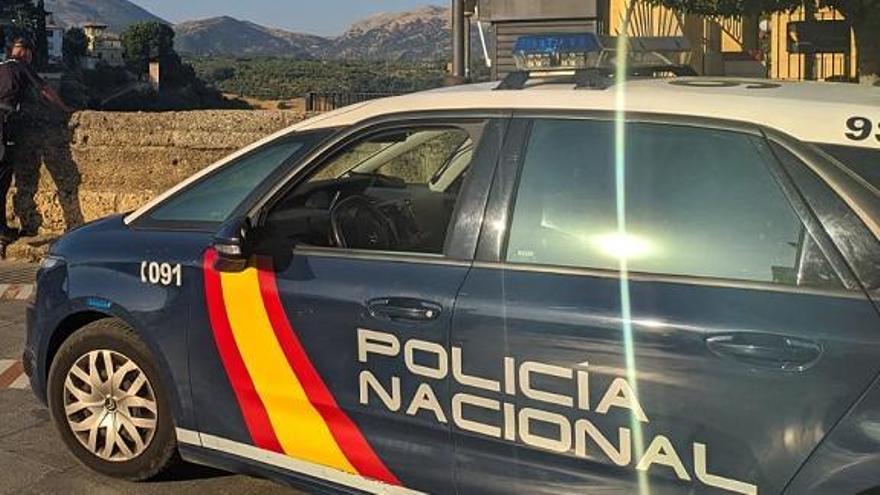 Policía Nacional en Ronda.