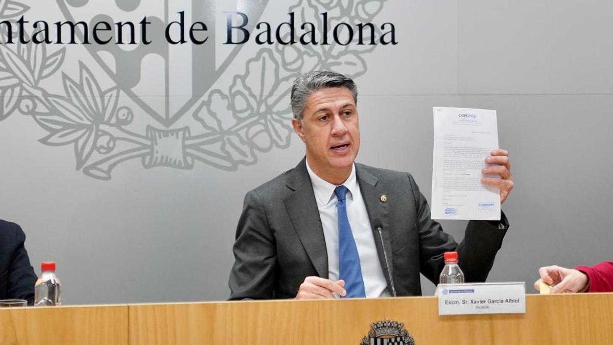 El alcalde de Badalona, Xavier García Albiol.