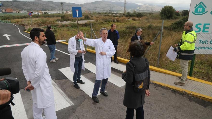 Empiezan los trabajos para el hospital de campaña junto al General