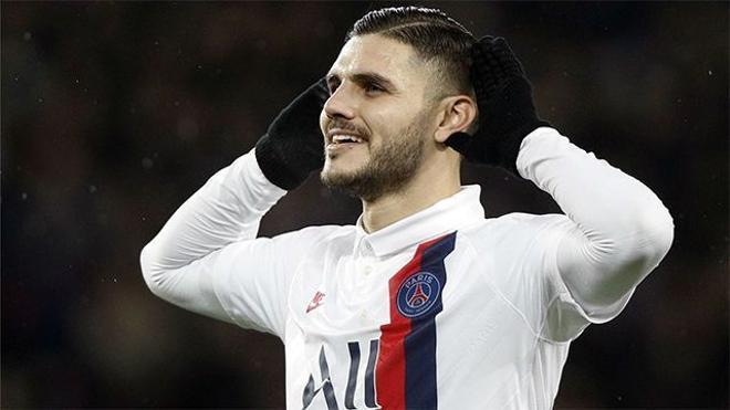 Mauro Icardi (El delantero argentino, en la rampa de salida del PSG)