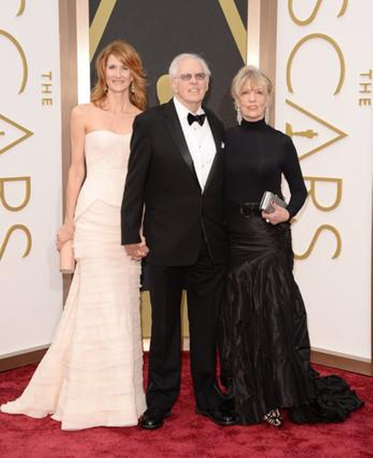 D’esquerra a dreta, l’actriu Laura Dern, l’actor Bruce Dern i Andrea Beckett.