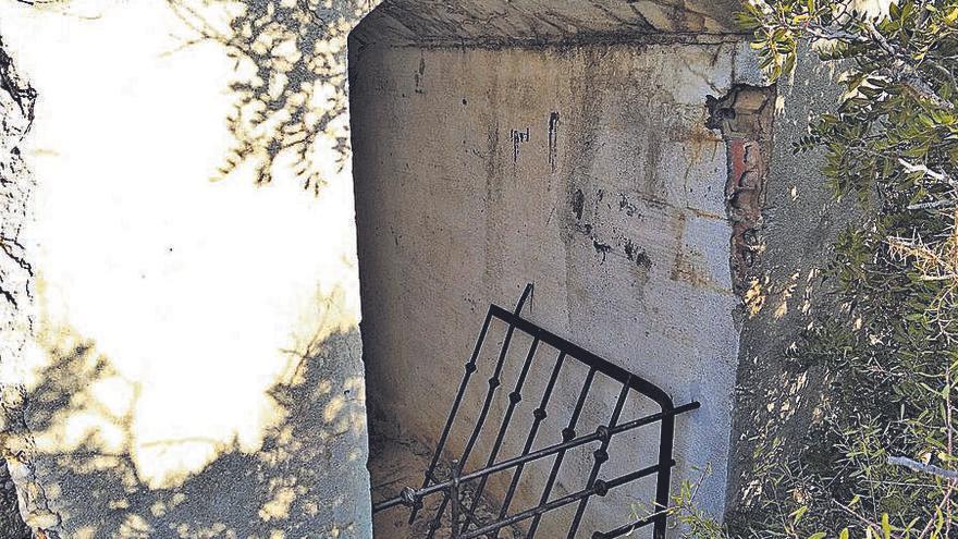 El búnker en les Rotes de Dénia está abandonado.