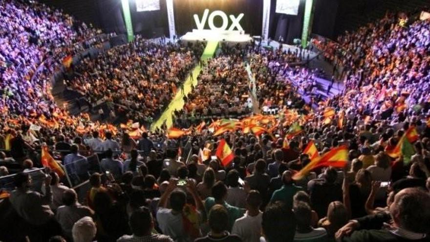 Vox reunió a miles de personas en Madrid.