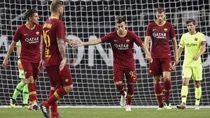 La Roma pasó por encima del Barça