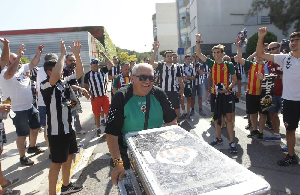 Invasión albinegra en Gavà