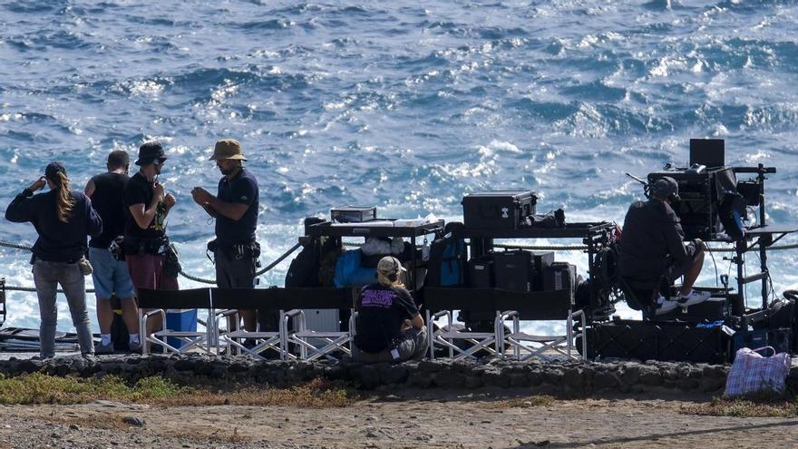 Russell Crowe regresa a la costa de Telde para rodar las tomas finales de 'El último druida'