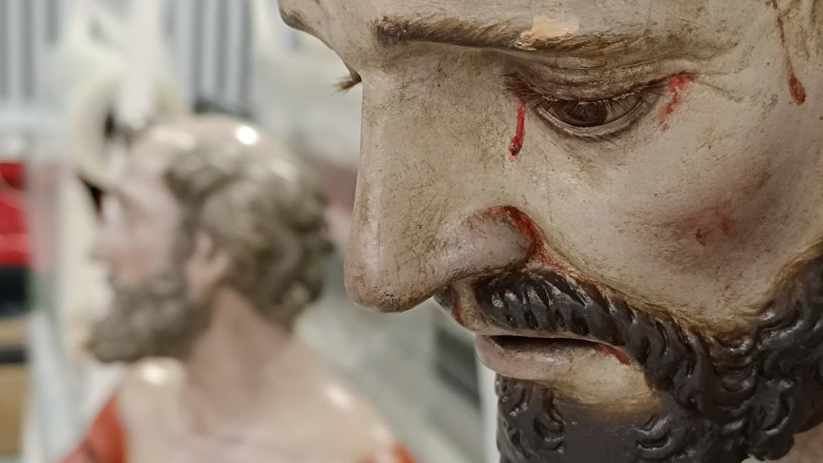 El Ecce-Homo de Nicolás de Bussy procesiona cada Miércoles Santo por las calles de Murcia.