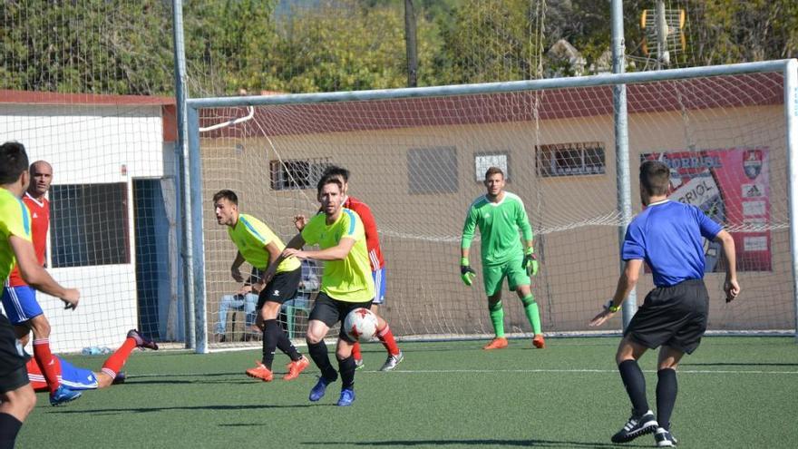 Imagen del partido del CD Eldense disputado en Borriol