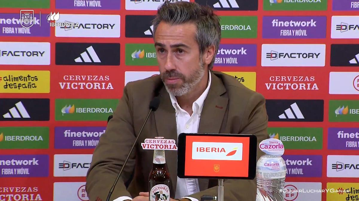 Jorge Vilda: "Queremos que las jugadoras nos lo pongan lo más difícil posible"