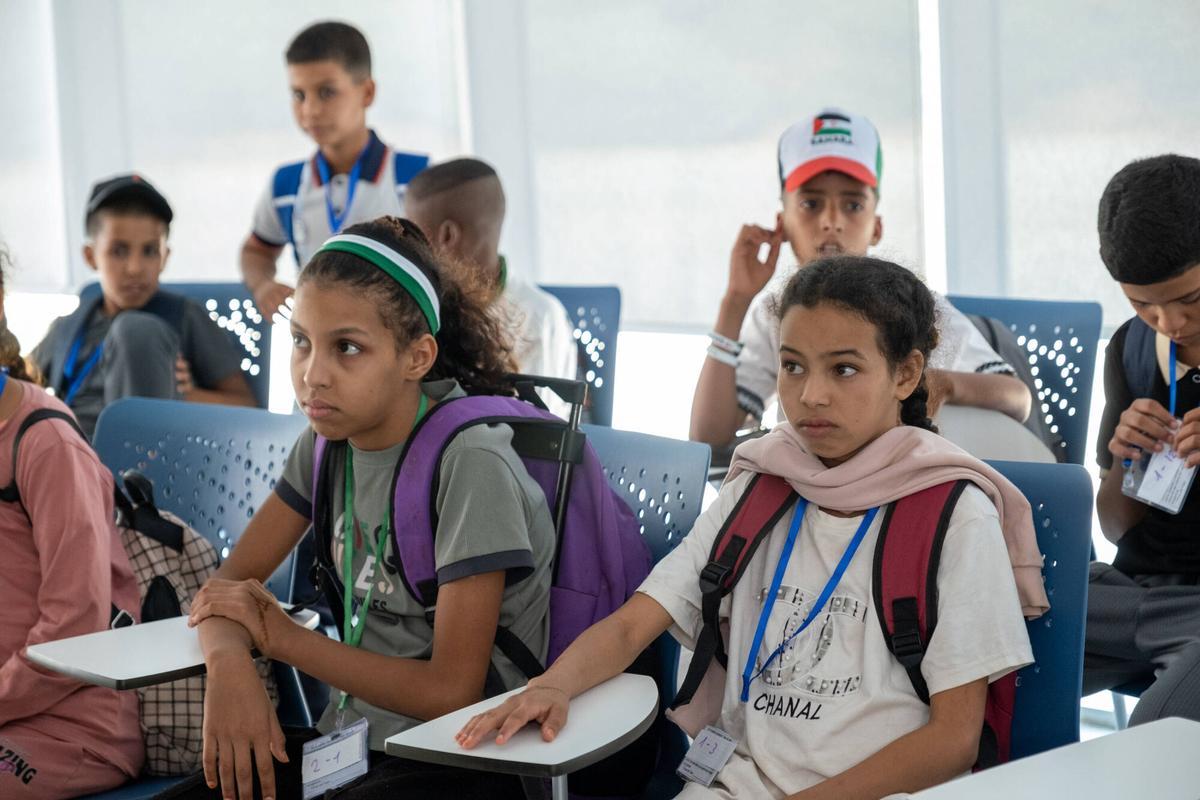 Así ha sido la llegada de los 30 niños saharauis a Palma.