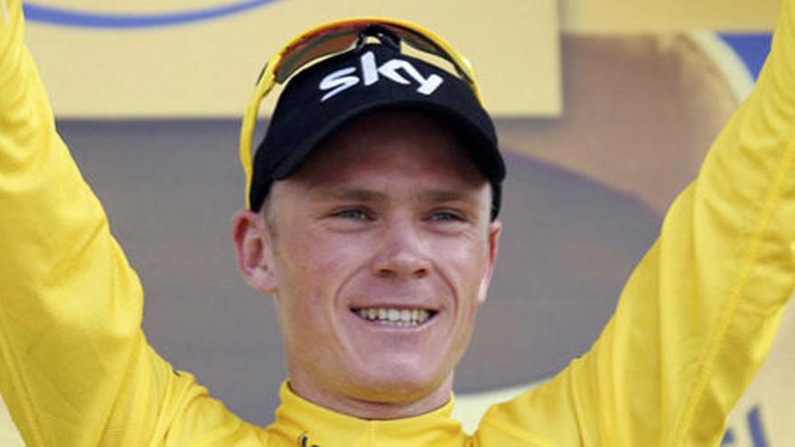 Froome celebra su victoria