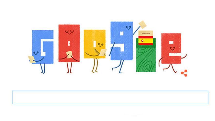 Google dedica a las elecciones del 26J el doodle.