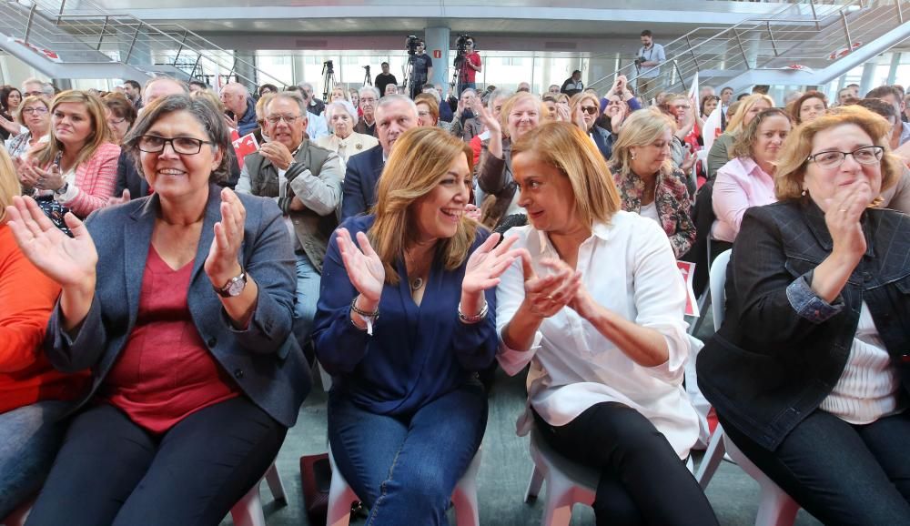 Susana Díaz: "A ganar, por Galicia, por Andalucía y por España"