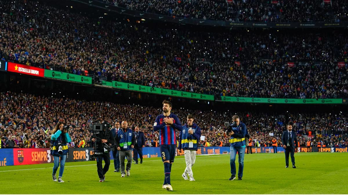 La despedida de Gerard Piqué ante el Almería convocó 92.615 espectadores en el Camp Nou