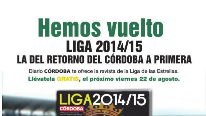 &#039;Hemos Vuelto&#039;. Suplemento especial de la Liga 2014/2015