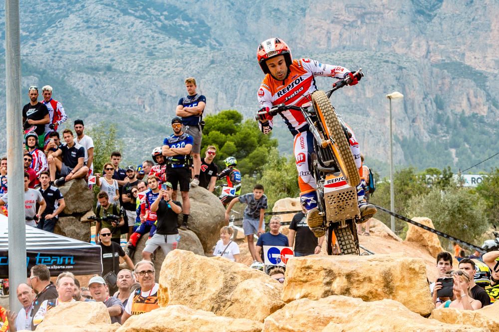 Bou se luce en el Mundial de Trial de La Nucía.