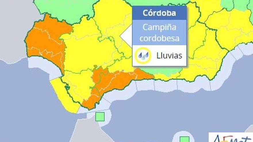 La jornada de lluvias deja 13,9 litros en la capital cordobesa