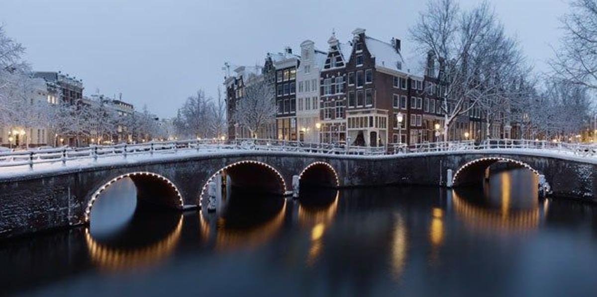 Canales Keizersgracht y Leidsegracht en Ámsterdam.