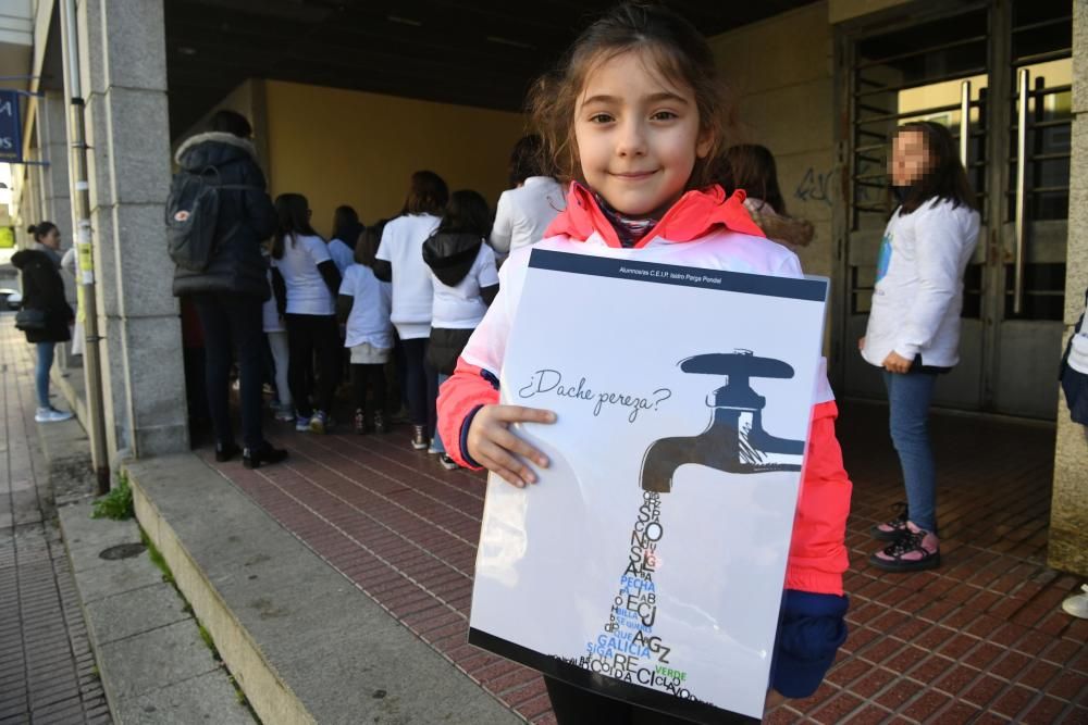 Patrulla de medio ambiente de escolares de Oleiros