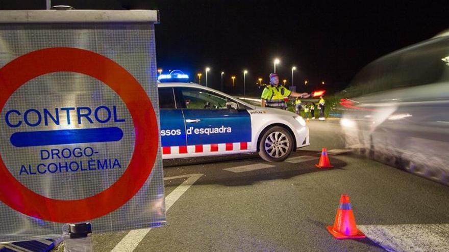 UN control d&#039;alcoholèmia dels Mossos