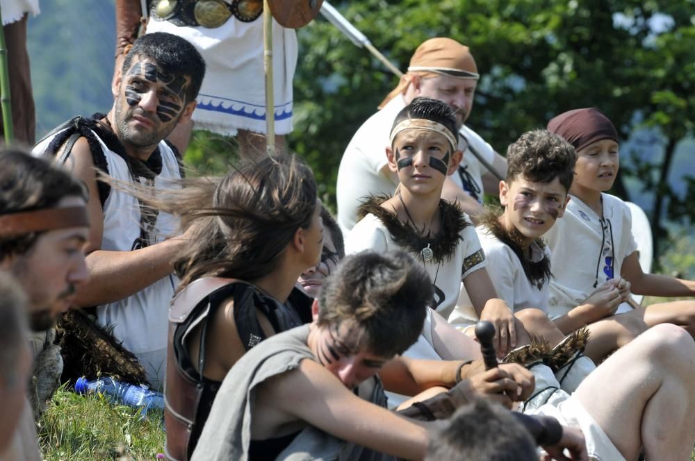 Batalla entre astures y romanos en Carabanzo