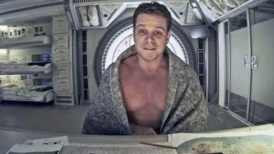 Matt Damon durante la película