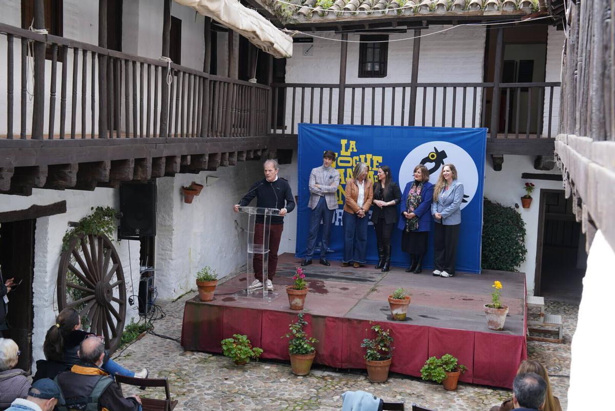 Presentación de la Noche blanca del Flamenco en el Centro Flamenco Fosforito de Córdoba.