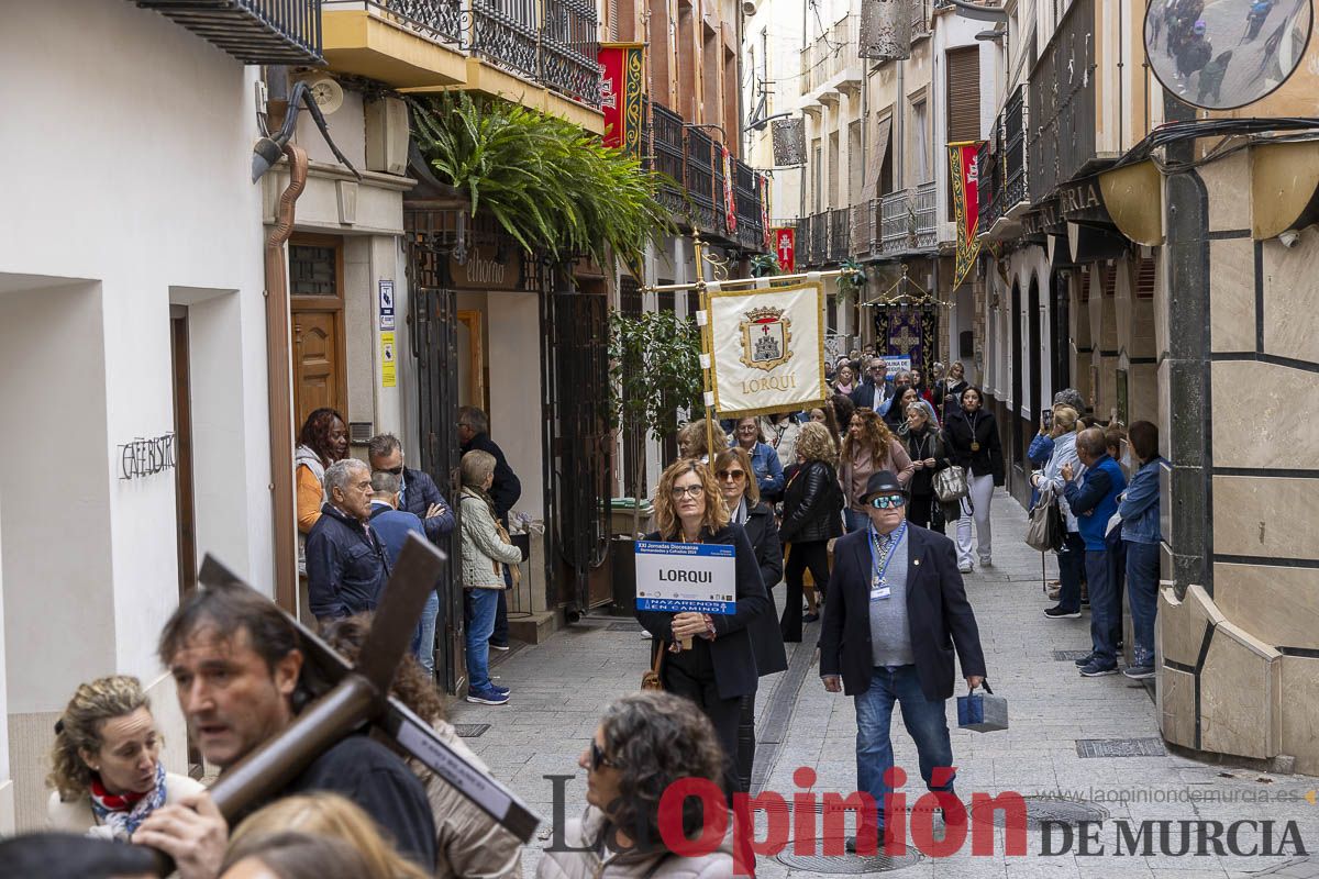Cofradías y Hermandades de Semana Santa Peregrinan a Caravaca