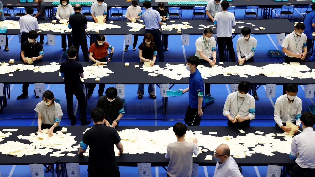 Japan holds upper house election