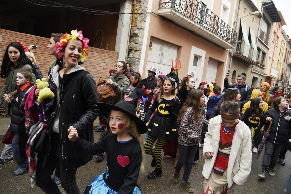 La rua del Carnaval infantil de Sallent