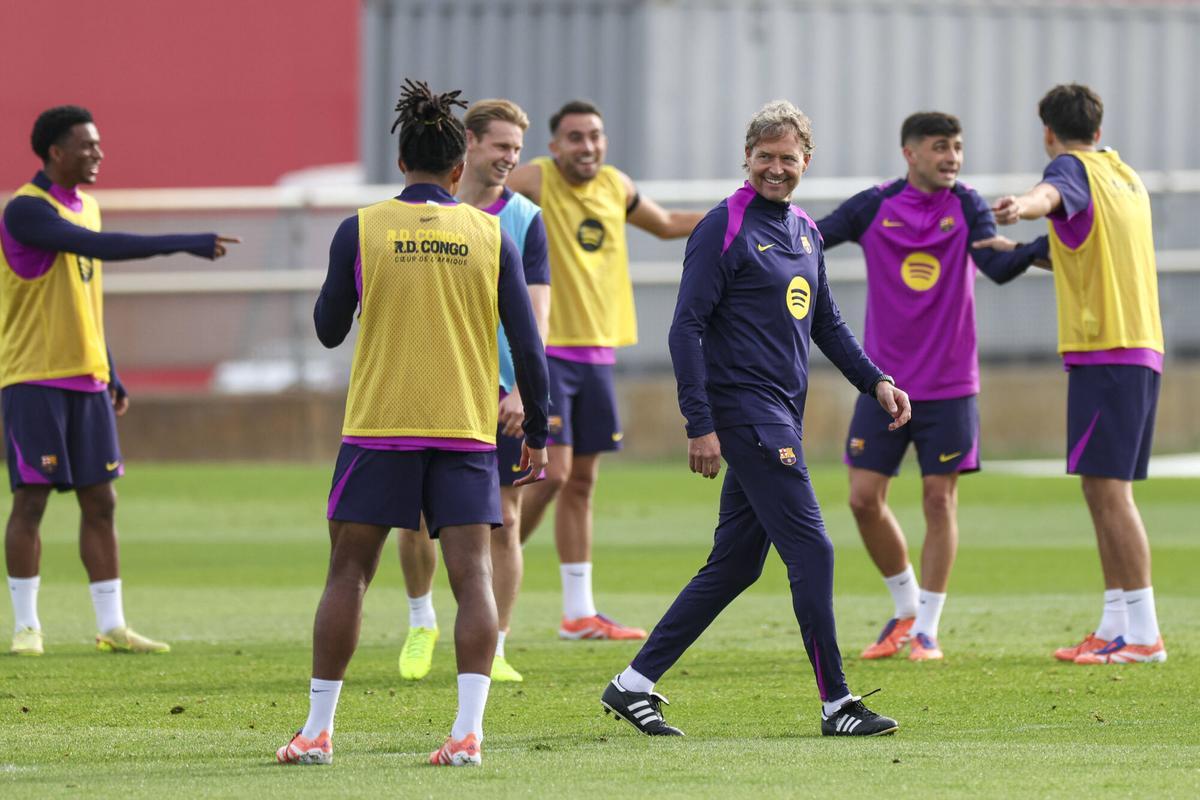 Sorg, durante la sesión del sábado.