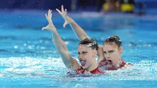 Las sirenas españolas se alejan de la medalla de bronce