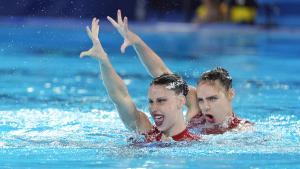 Las españolas Iris Tió y Alisa Ozhogina.