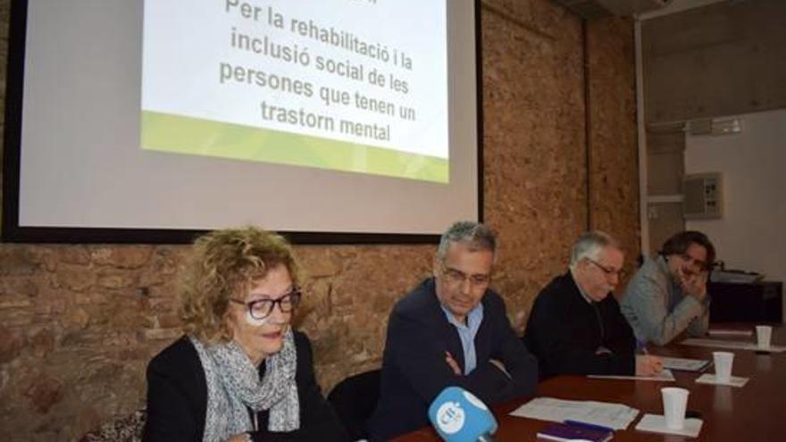 D&#039;esquerra a dreta: Maria Combalia, Josep Piferrer, Miquel Carreras i Agustí Camino.