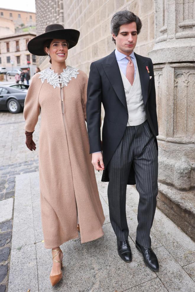 Sofía Palazuelo y Fernando Fitz James en la boda de Beltrán Palazuelo