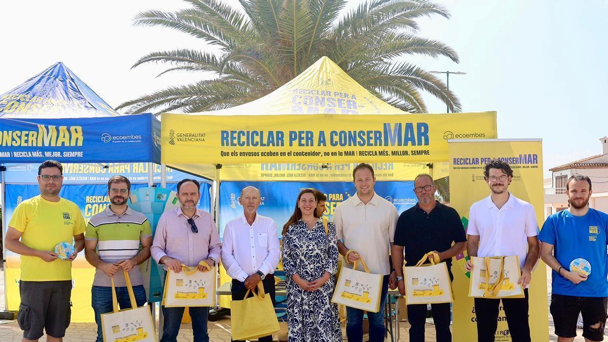Presentación de la campaña de Ecoembes en Oliva.