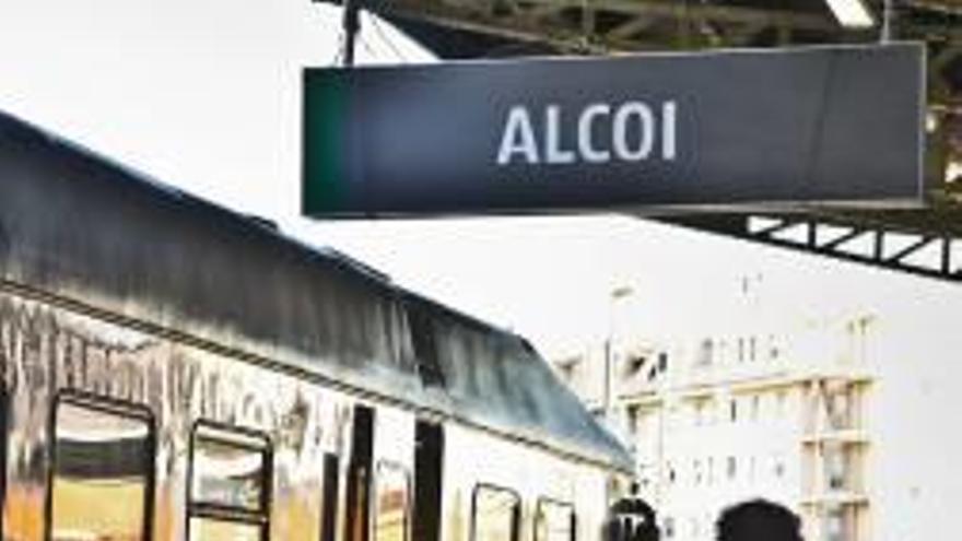 El ferrocarril Alcoy-Xàtiva volvió a registrar una  avería en Nochebuena