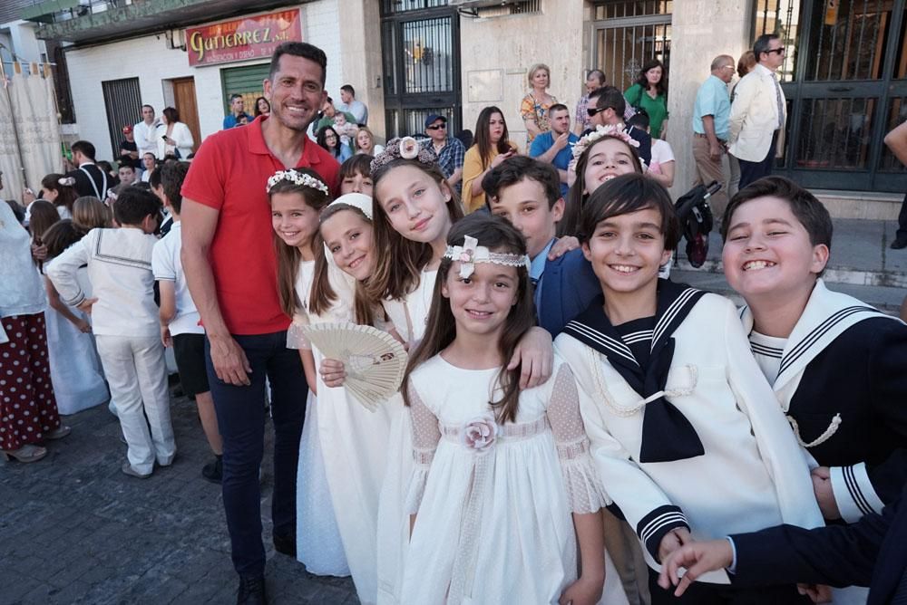 Tarde cofrade con la Reina de los Ángeles, la Virgen de Araceli y el Niño Jesús de Praga