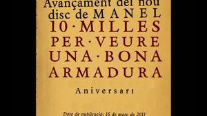 La cançó ’Aniversari’, tal com l’ha pujat el grup Manel a la web