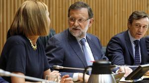 Mariano Rajoy i Pedro Sánchez es reuneixen amb els seus grups parlamentaris per parlar del 27-S.