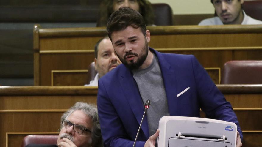 Twitter se lo pasa bien con &quot;la impresora republicana&quot; de Gabriel Rufián