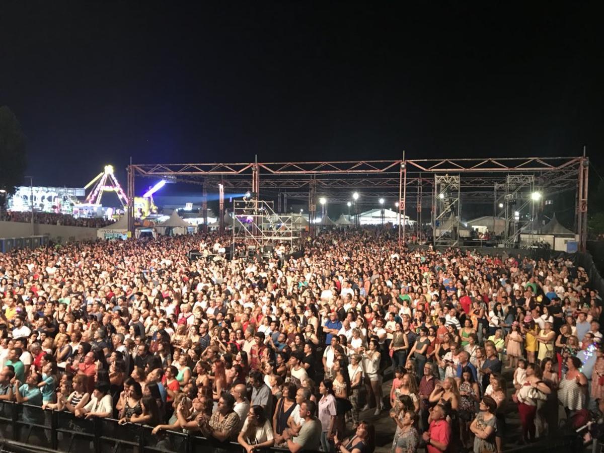 Un concierto en las fiestas de Tres Cantos.