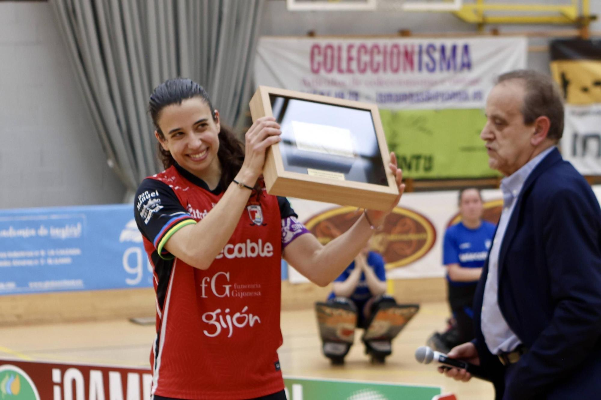 Triunfo, aplausos y lágrimas en el final liguero del Telecable (en imágenes)