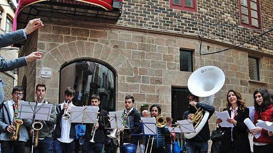 Una de les cantades de caramelles de l&#039;any 2019 a Solsona