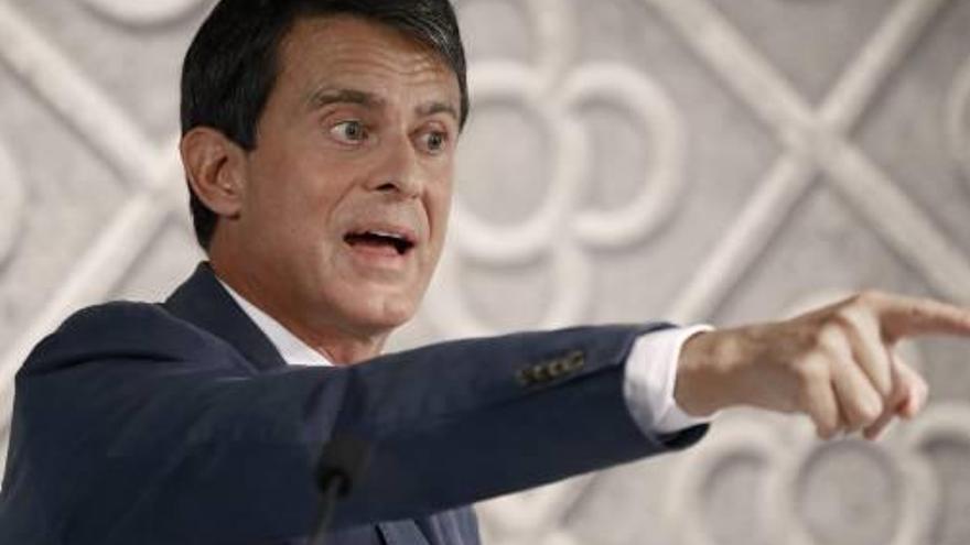 Manuel Valls va oferir ahir una roda de premsa