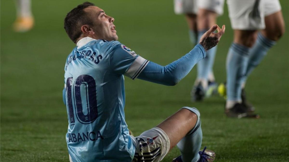 Iago Aspas, llamado a liderar a su Celta a la permanencia